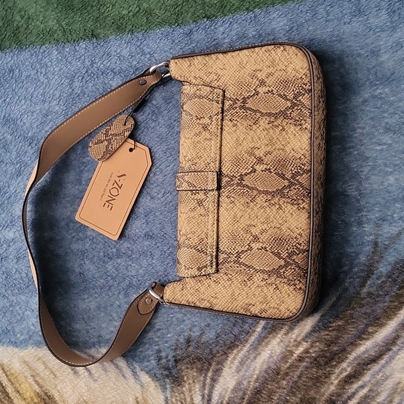 S-Zone Snake Python Print Small Shoulder Bag New with tag Super cute! - Picture 2 of 7